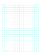 Printable Grid Portrait Letter 1 cm