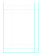 Printable Grid Portrait Letter 2 cm