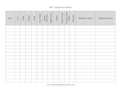 HIV Symptom Tracker