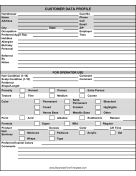 Hairdresser Customer Profile