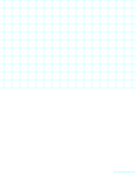 Printable Half Blank Half Graph Paper 2 Per Inch Reverse