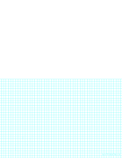 Printable Half Blank Half Graph Paper 6 Per Inch