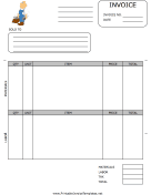 Handyman Invoice Template