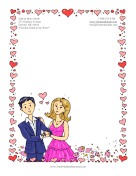 Happy Couple stationery design