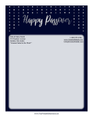 Happy Passover Stationery stationery design