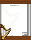 Harp stationery design