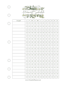 Harvest Schedule