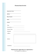 Honorarium Invoice Template