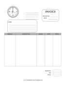 Hourly Invoice Template