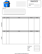 House Painting Invoice Template