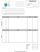 Housekeeping Invoice Template