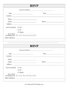 Individual RSVP Form