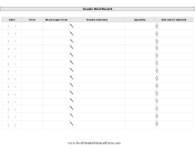 Insulin Shot Record