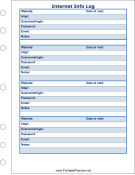 Internet Information Log