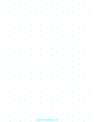 Printable Isometric Dot Paper - fine