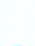 Printable Isometric Dot Paper - very fine