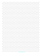 Printable Isometric Circles 1 cm Ledger