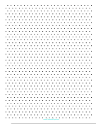 Printable Isometric Dots 1 cm Ledger