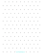 Printable Isometric Dots 2 cm Letter