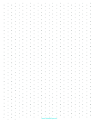 Printable Isometric Dots Half Inch Ledger