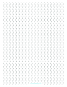 Printable Isometric Dots Quarter Inch Ledger