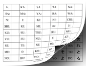 Printable Japanese Alphabet