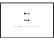 Jurat Form