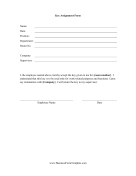 Key Assignment Form