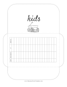 Kids Cash Envelope