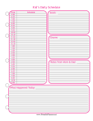 Kids Planner — Pink