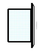 Printable Laptop Wireframe Grid