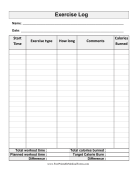 Large-Print Exercise Tracker