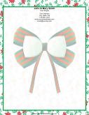 Large Bow stationery design