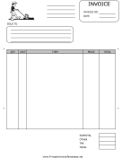 Lawn Service Invoice Template