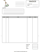 Lawnmower Invoice Template