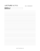 Printable Lecture Notes Gray