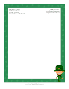 Leprechaun Stationery stationery design