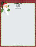 Little Santa stationery design