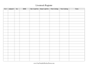 Livestock Register