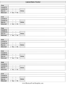 Loaned Items Tracker