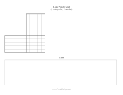 Printable Logic Puzzle Grid 2x5