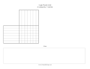 Printable Logic Puzzle Grid 2x7