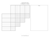 Printable Logic Puzzle Grid 5x4