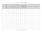 Lyme Disease Symptom Tracker