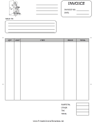 Maid Service Invoice Template