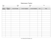 Maintenance Log