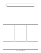 Printable Manga Page With Title