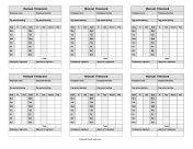 Manual Time Card Bi-Weekly Mini