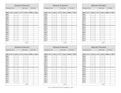 Manual Timecard Bi-Weekly Mini