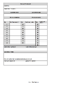 Manual Month Large Time Card